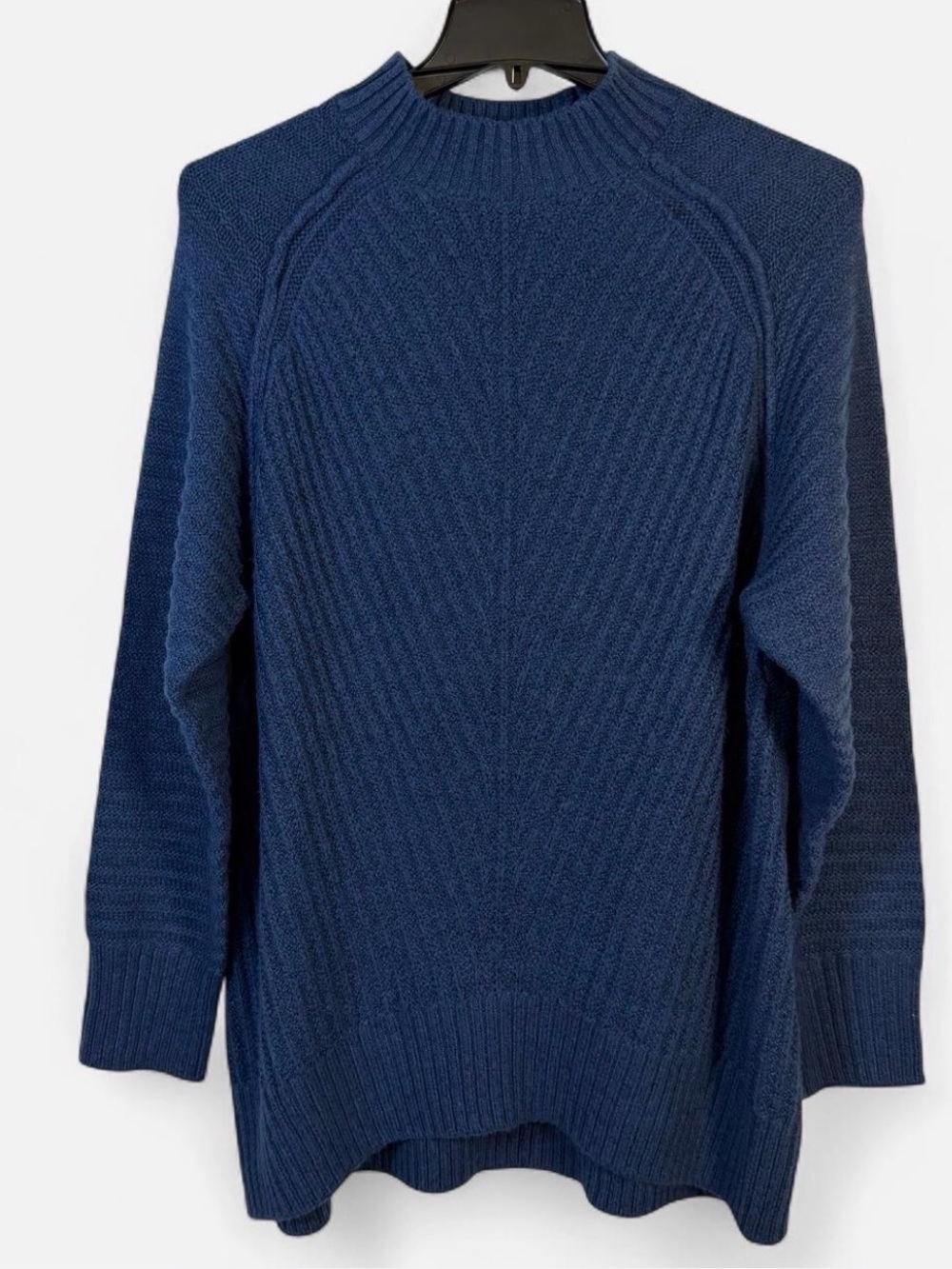 NWT Sonoma Navy Ribbed Turtleneck Sweater XXL